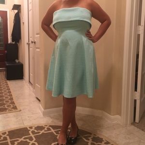 Belle by Badgley Mischka.Beautiful Tiffany blue